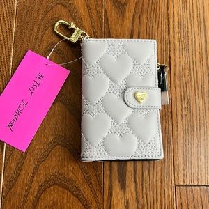 COPY - Betsey Johnson Card Case w/ Key Ring - NWT